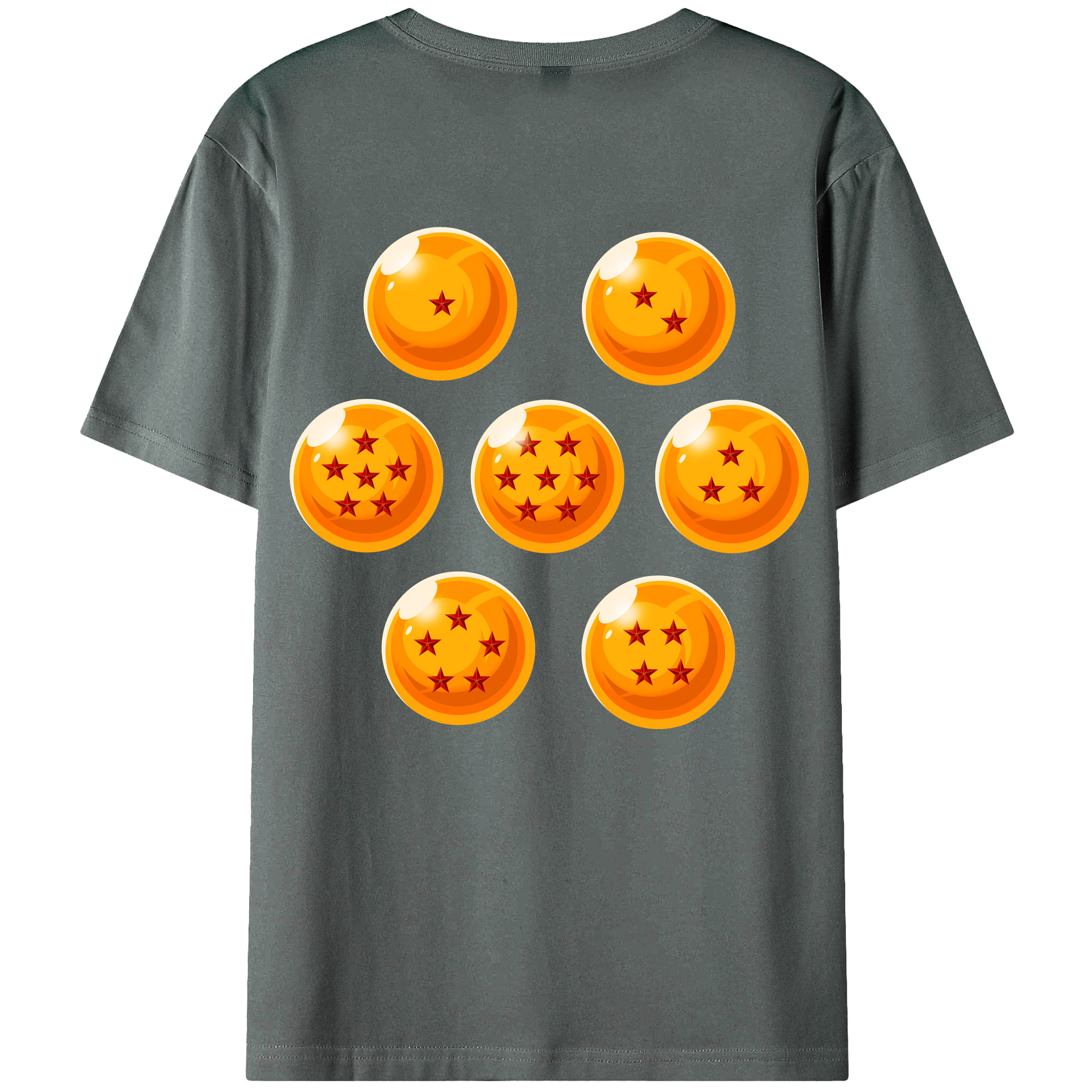 （画像用） ドラゴンボール DRAGON BALL 綿100％ メンズ半袖Tシャツ（バックプリント） 通気性